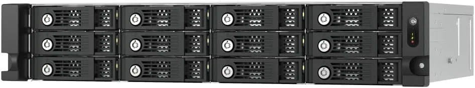 QNAP TL-R1200PES-RP-US محفظه JBOD رک مونت 12 بی با رابط PCIe و SATA با عمق کم 2U برای توسعه در مقیاس پتابایتی (بدون دیسک) QNAP TL-R1200PES-RP-US محفظه JBOD رک مونت 12 بی با رابط PCIe و SATA با عمق کم 2U برای توسعه در مقیاس پتابایتی (بدون دیسک)