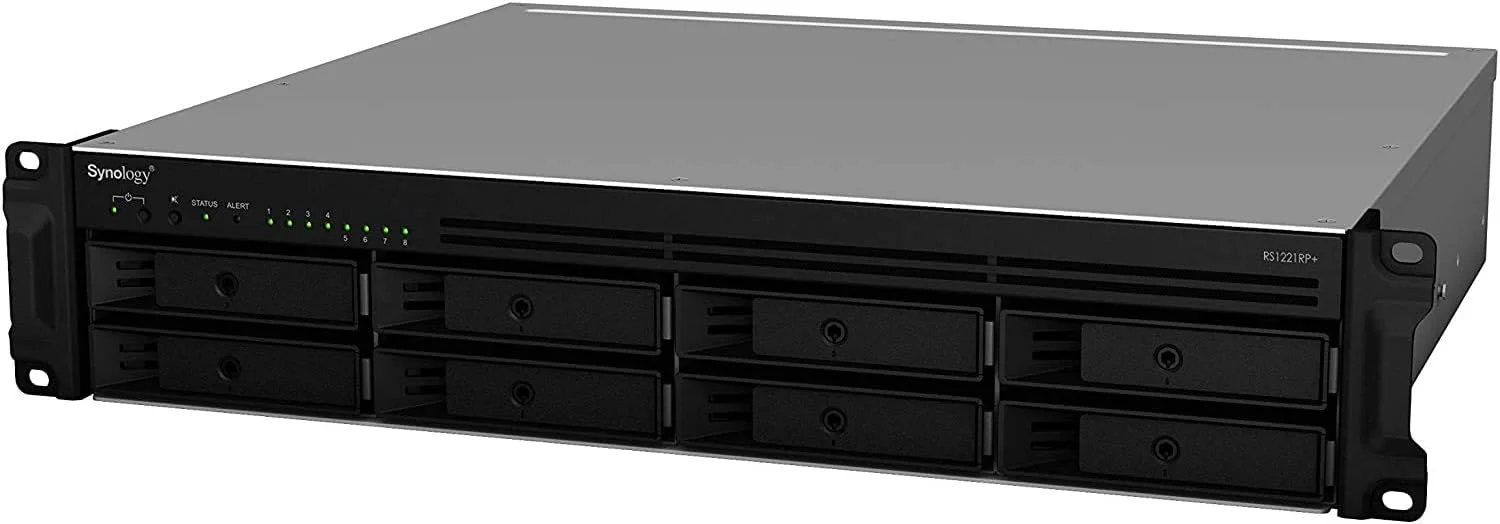 سرور ذخیره سازی تحت شبکه Synology RackStation RS1221RP (2U) اترنت مشکی V1500B سرور ذخیره سازی تحت شبکه Synology RackStation RS1221RP (2U) اترنت مشکی V1500B
