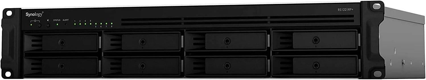 سرور ذخیره سازی تحت شبکه Synology RackStation RS1221RP (2U) اترنت مشکی V1500B سرور ذخیره سازی تحت شبکه Synology RackStation RS1221RP (2U) اترنت مشکی V1500B