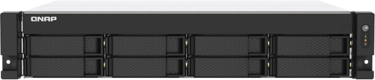 QNAP NAS رکمونت 8-Bay با عمق کم، سری AMD Ryzen V1000، W126650205 (NAS، سری AMD Ryzen V1000 V1500B 4C/8T 2.2GHz، 4 گیگابایت رم DDR4 SODIMM (حداکثر 64 گیگابایت در مجموع، رم ECC اختیاری) QNAP NAS رکمونت 8-Bay با عمق کم، سری AMD Ryzen V1000، W126650205 (NAS، سری AMD Ryzen V1000 V1500B 4C/8T 2.2GHz، 4 گیگابایت رم DDR4 SODIMM (حداکثر 64 گیگابایت در مجموع، رم ECC اختیاری)