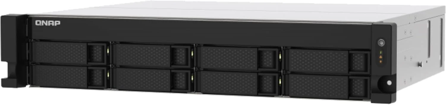 QNAP NAS رکمونت 8-Bay با عمق کم، سری AMD Ryzen V1000، W126650205 (NAS، سری AMD Ryzen V1000 V1500B 4C/8T 2.2GHz، 4 گیگابایت رم DDR4 SODIMM (حداکثر 64 گیگابایت در مجموع، رم ECC اختیاری) QNAP NAS رکمونت 8-Bay با عمق کم، سری AMD Ryzen V1000، W126650205 (NAS، سری AMD Ryzen V1000 V1500B 4C/8T 2.2GHz، 4 گیگابایت رم DDR4 SODIMM (حداکثر 64 گیگابایت در مجموع، رم ECC اختیاری)