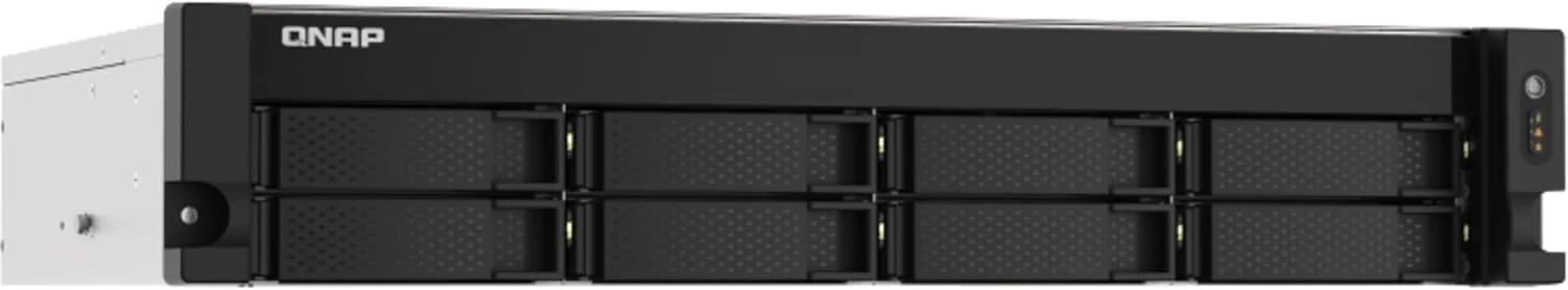 QNAP NAS رکمونت 8-Bay با عمق کم، سری AMD Ryzen V1000، W126650205 (NAS، سری AMD Ryzen V1000 V1500B 4C/8T 2.2GHz، 4 گیگابایت رم DDR4 SODIMM (حداکثر 64 گیگابایت در مجموع، رم ECC اختیاری) QNAP NAS رکمونت 8-Bay با عمق کم، سری AMD Ryzen V1000، W126650205 (NAS، سری AMD Ryzen V1000 V1500B 4C/8T 2.2GHz، 4 گیگابایت رم DDR4 SODIMM (حداکثر 64 گیگابایت در مجموع، رم ECC اختیاری)