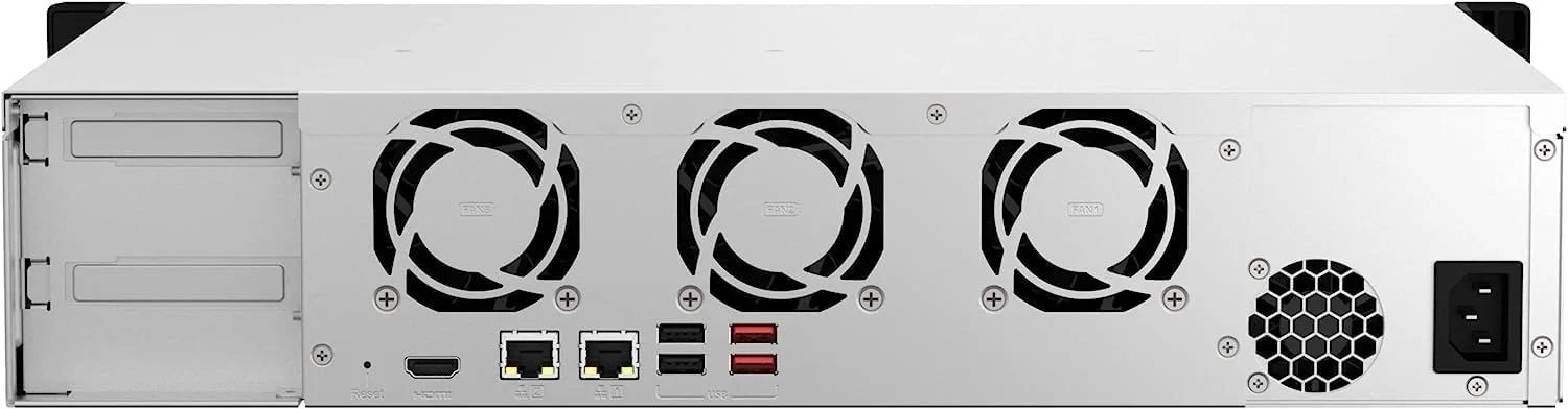 QNAP TS-864eU-8G-US NAS رک مونت 8 بی با سرعت بالا و عمق کم با پردازنده Intel Celeron، حافظه 8 گیگابایتی DDR4 و اتصال شبکه 2.5GbE (2.5G/1G/100M) (بدون دیسک) QNAP TS-864eU-8G-US NAS رک مونت 8 بی با سرعت بالا و عمق کم با پردازنده Intel Celeron، حافظه 8 گیگابایتی DDR4 و اتصال شبکه 2.5GbE (2.5G/1G/100M) (بدون دیسک)