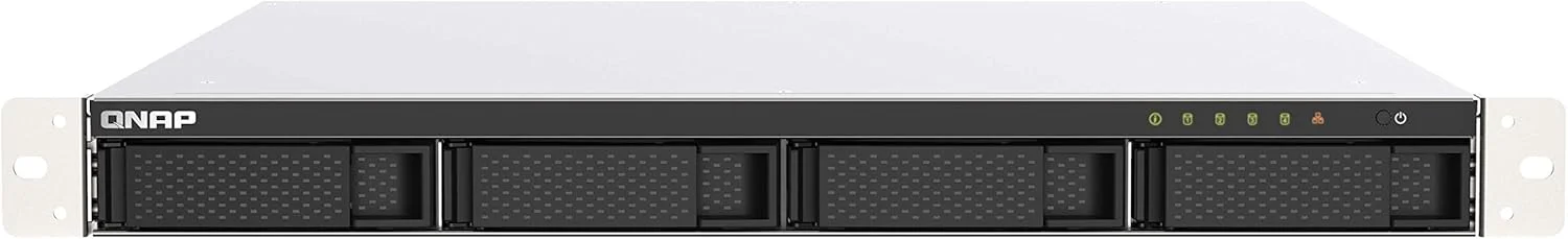 QNAP TS-453DU NAS رک مونت 4 بی با دو پورت 2.5GbE