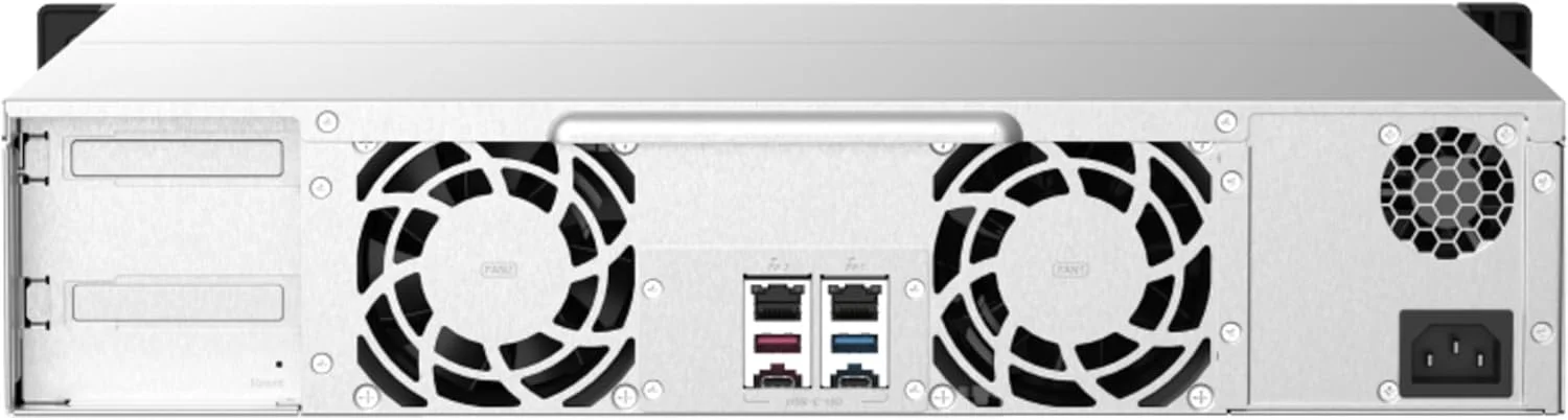 QNAP NAS رکمونت 8-Bay با عمق کم، سری AMD Ryzen V1000، W126650205 (NAS، سری AMD Ryzen V1000 V1500B 4C/8T 2.2GHz، 4 گیگابایت رم DDR4 SODIMM (حداکثر 64 گیگابایت در مجموع، رم ECC اختیاری) QNAP NAS رکمونت 8-Bay با عمق کم، سری AMD Ryzen V1000، W126650205 (NAS، سری AMD Ryzen V1000 V1500B 4C/8T 2.2GHz، 4 گیگابایت رم DDR4 SODIMM (حداکثر 64 گیگابایت در مجموع، رم ECC اختیاری)