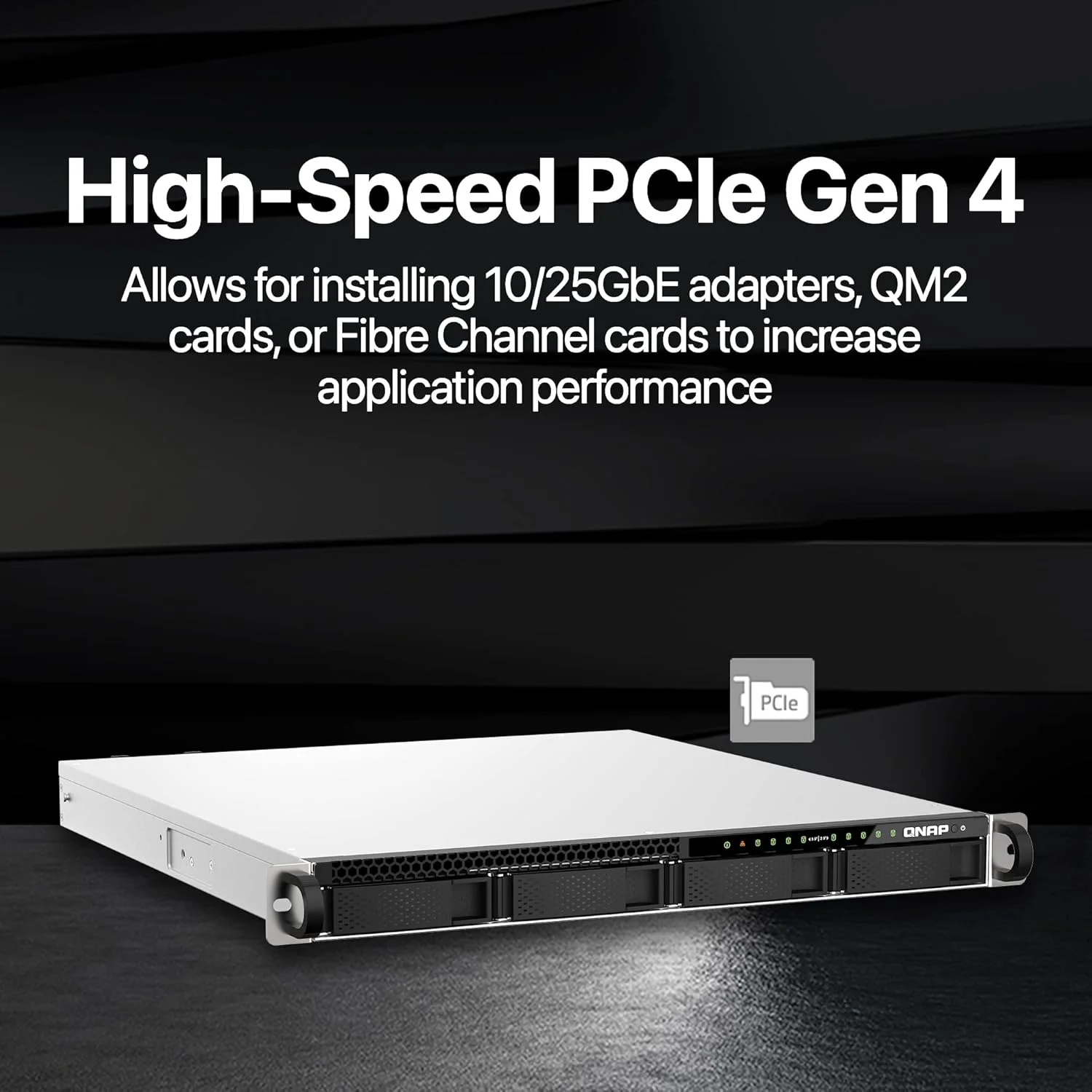 QNAP TS-h987XU-RP-E2334-16G-US NAS هیبریدی 9 بی 1U رک مونت با پردازنده Intel® Xeon®، دو پورت 10GbE، فضای ذخیره سازی ZFS برای مجازی سازی و برنامه های کاربردی سازمانی با حجم داده بالا QNAP TS-h987XU-RP-E2334-16G-US NAS هیبریدی 9 بی 1U رک مونت با پردازنده Intel® Xeon®، دو پورت 10GbE، فضای ذخیره سازی ZFS برای مجازی سازی و برنامه های کاربردی سازمانی با حجم داده بالا