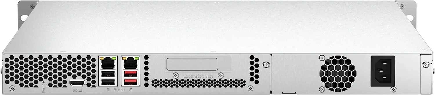 QNAP TS-464U-8G-US NAS رک مونت 4 بی با سرعت بالا، پردازنده Intel® Celeron® N5105/N5095، حافظه 4 گیگابایتی و 8 گیگابایتی DDR4 و اتصال شبکه 2.5GbE (2.5G/1G/100M) (بدون دیسک) QNAP TS-464U-8G-US NAS رک مونت 4 بی با سرعت بالا، پردازنده Intel® Celeron® N5105/N5095، حافظه 4 گیگابایتی و 8 گیگابایتی DDR4 و اتصال شبکه 2.5GbE (2.5G/1G/100M) (بدون دیسک)