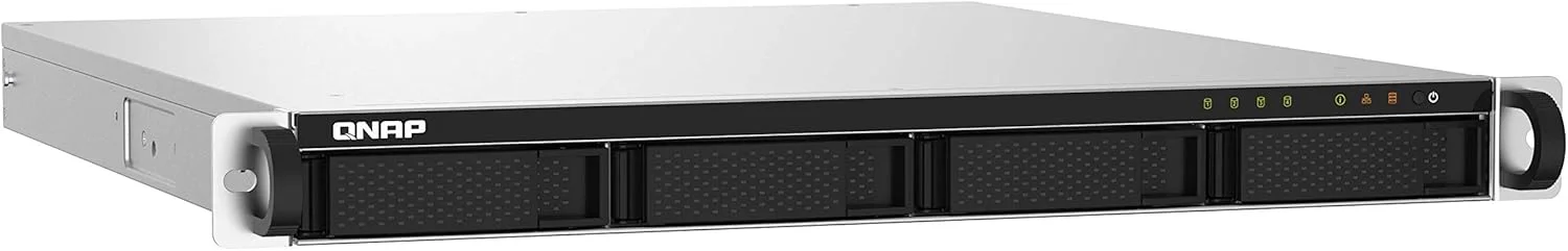 QNAP TS-432PXU-RP-2G NAS رک مونت پرسرعت SMB با 4 جایگاه، دو پورت 10GbE و 2.5GbE و منبع تغذیه اضافی (TS-432PXU-RP-2G-US) QNAP TS-432PXU-RP-2G NAS رک مونت پرسرعت SMB با 4 جایگاه، دو پورت 10GbE و 2.5GbE و منبع تغذیه اضافی (TS-432PXU-RP-2G-US)