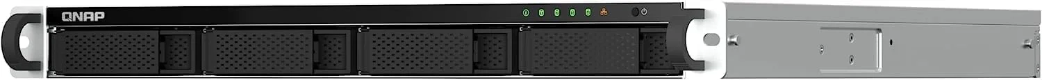 QNAP TS-464U-8G-US NAS رک مونت 4 بی با سرعت بالا، پردازنده Intel® Celeron® N5105/N5095، حافظه 4 گیگابایتی و 8 گیگابایتی DDR4 و اتصال شبکه 2.5GbE (2.5G/1G/100M) (بدون دیسک) QNAP TS-464U-8G-US NAS رک مونت 4 بی با سرعت بالا، پردازنده Intel® Celeron® N5105/N5095، حافظه 4 گیگابایتی و 8 گیگابایتی DDR4 و اتصال شبکه 2.5GbE (2.5G/1G/100M) (بدون دیسک)