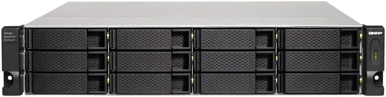 QNAP TL-R1200C-RP محفظه ذخیره سازی JBOD رک مونت 12 بی با اتصال USB 3.2 Gen 2 Type-C و منبع تغذیه اضافی QNAP TL-R1200C-RP محفظه ذخیره سازی JBOD رک مونت 12 بی با اتصال USB 3.2 Gen 2 Type-C و منبع تغذیه اضافی
