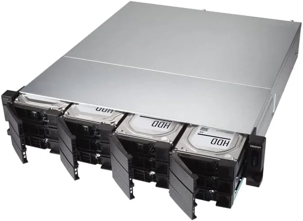 QNAP TL-R1200C-RP محفظه ذخیره سازی JBOD رک مونت 12 بی با اتصال USB 3.2 Gen 2 Type-C و منبع تغذیه اضافی QNAP TL-R1200C-RP محفظه ذخیره سازی JBOD رک مونت 12 بی با اتصال USB 3.2 Gen 2 Type-C و منبع تغذیه اضافی