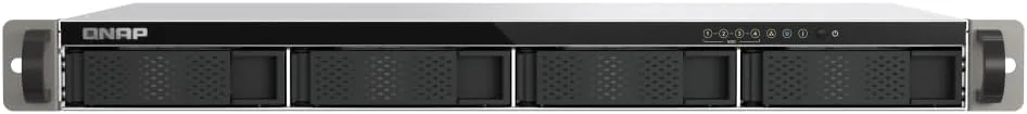 QNAP TS-433eU NAS رک (1U) Cortex-A Cortex-A55 4 گیگابایت 0 ترابایت سیستم توربو مشکی