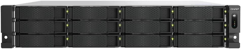 QNAP TS-h1277AXU-RP-R7-32G | NAS رک مونت 12 بی با پردازنده Ryzen Pro، دو پورت 2.5GbE + دو پورت 10GbE Base-T و منبع تغذیه Redundant