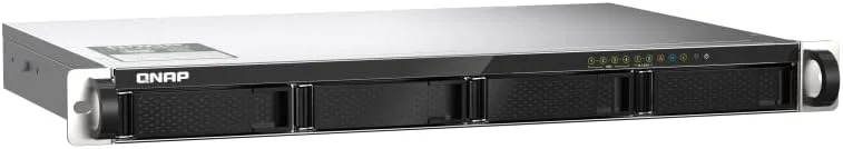 QNAP TS-435XeU-4G-US NAS رک مونت 4 بی با سرعت بالا و عمق کم با M.2 NVMe SSD، پردازنده چهارهسته ای Marvell Octeon، حافظه 4 گیگابایتی DDR4، اتصال شبکه دوگانه 2.5GbE (2.5G/1G/100M) و 10GbE (بدون دیسک) QNAP TS-435XeU-4G-US NAS رک مونت 4 بی با سرعت بالا و عمق کم با M.2 NVMe SSD، پردازنده چهارهسته ای Marvell Octeon، حافظه 4 گیگابایتی DDR4، اتصال شبکه دوگانه 2.5GbE (2.5G/1G/100M) و 10GbE (بدون دیسک)