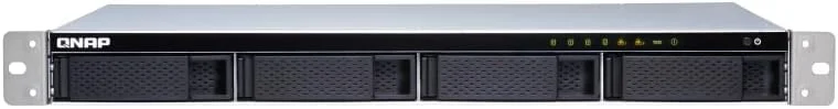 کیونپ TS-431XeU-2G-US NAS رک مونت 4-Bay 1U با عمق کم و شبکه 10GbE داخلی