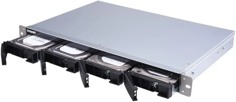 کیونپ TS-431XeU-2G-US NAS رک مونت 4-Bay 1U با عمق کم و شبکه 10GbE داخلی کیونپ TS-431XeU-2G-US NAS رک مونت 4-Bay 1U با عمق کم و شبکه 10GbE داخلی