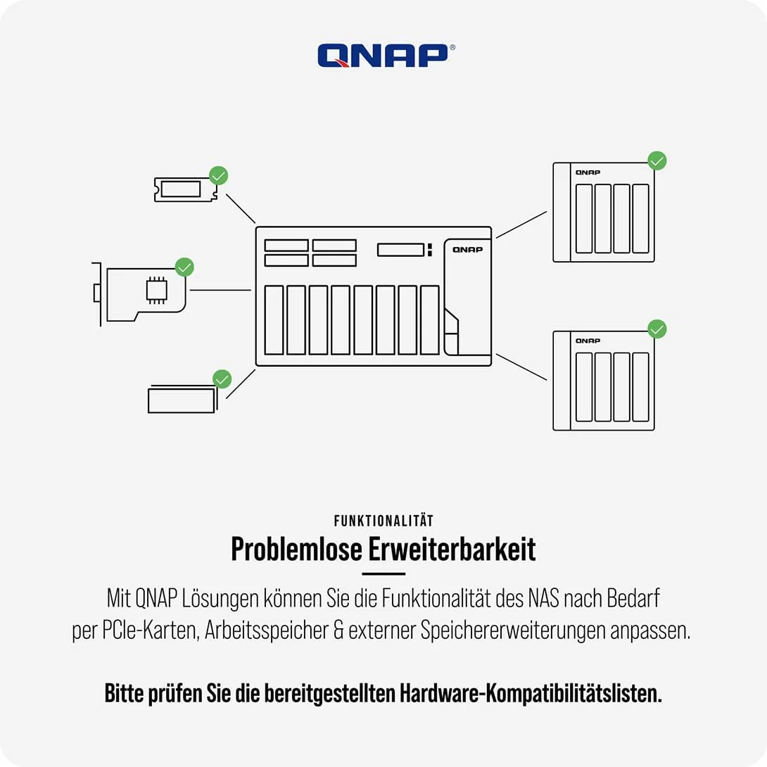 QNAP TS-h1277AXU-RP-R7-32G | NAS رک مونت 12 بی با پردازنده Ryzen Pro، دو پورت 2.5GbE + دو پورت 10GbE Base-T و منبع تغذیه Redundant QNAP TS-h1277AXU-RP-R7-32G | NAS رک مونت 12 بی با پردازنده Ryzen Pro، دو پورت 2.5GbE + دو پورت 10GbE Base-T و منبع تغذیه Redundant