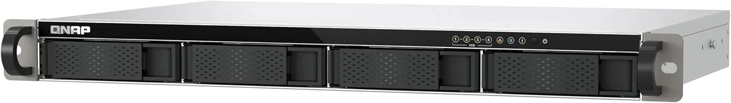 QNAP TS-433eU NAS رک (1U) Cortex-A Cortex-A55 4 گیگابایت 0 ترابایت سیستم توربو مشکی QNAP TS-433eU NAS رک (1U) Cortex-A Cortex-A55 4 گیگابایت 0 ترابایت سیستم توربو مشکی