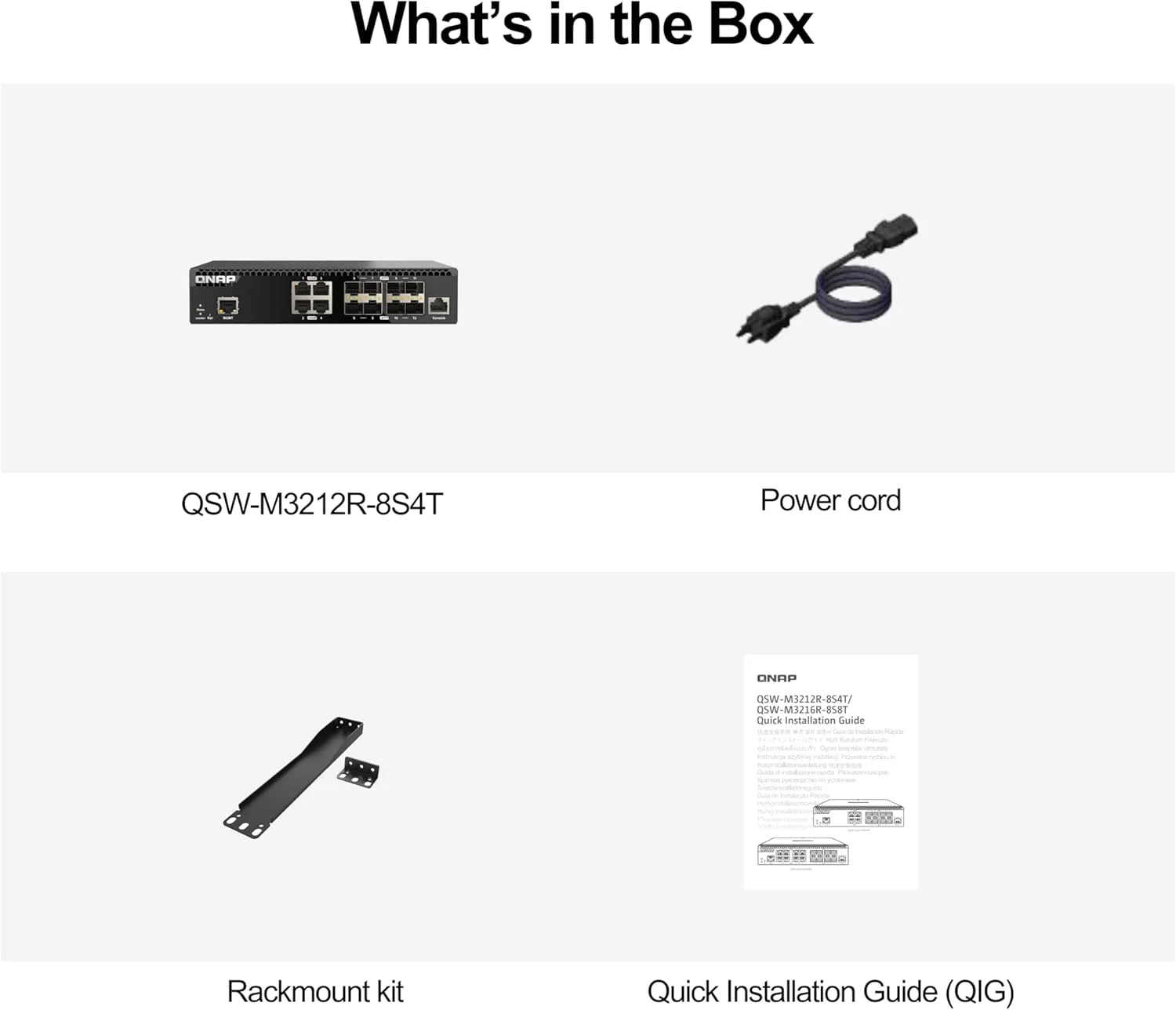 سوئیچ شبکه مدیریتی 12 پورت 10GbE کیونپ (QNAP) مدل QSW-M3212R-8S4T-US، لایه 2، مدیریت تحت وب سوئیچ شبکه مدیریتی 12 پورت 10GbE کیونپ (QNAP) مدل QSW-M3212R-8S4T-US، لایه 2، مدیریت تحت وب