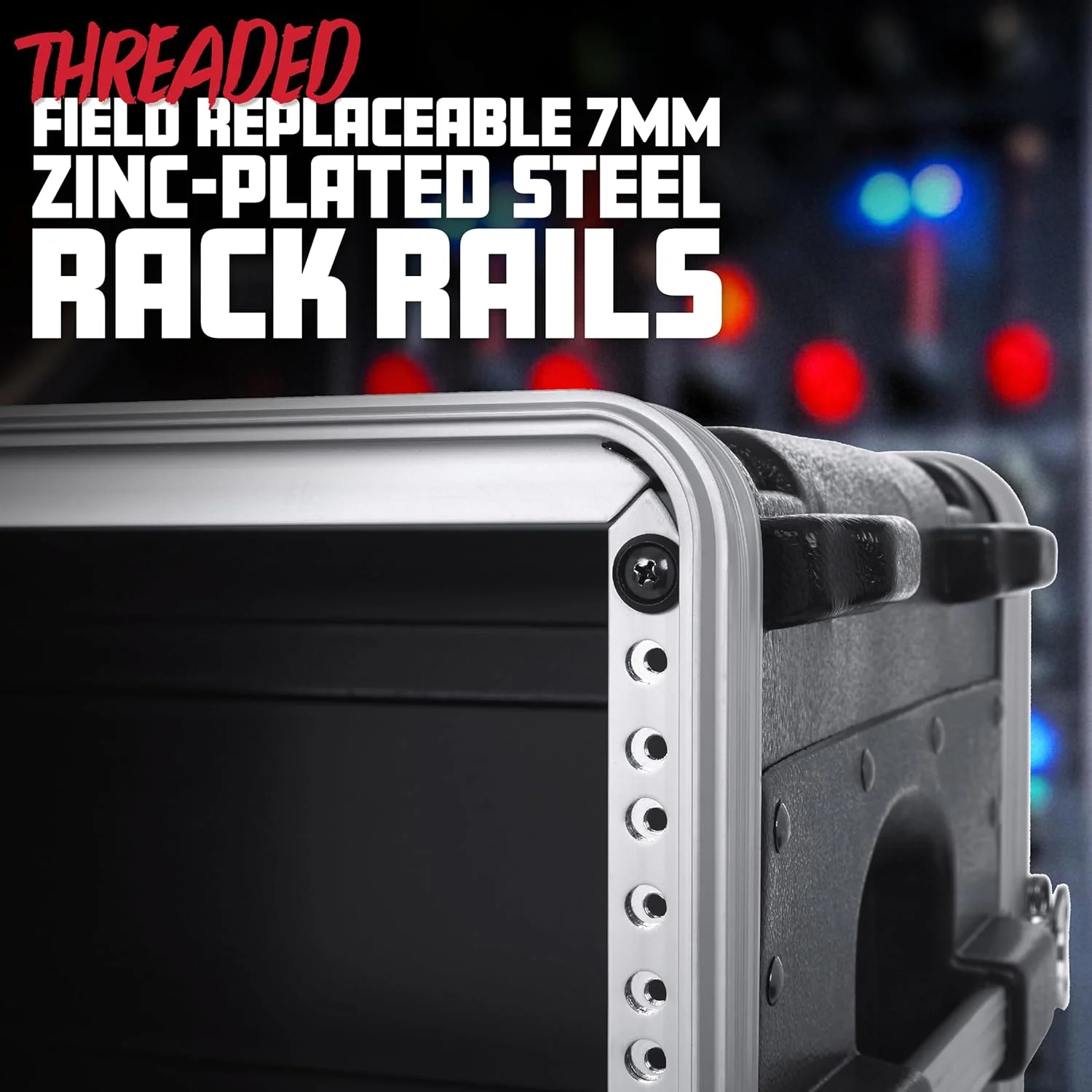 کیف رک 12 یونیت گیتور از جنس پلی اتیلن، عمق 19.25 اینچ با ریل های جلو/عقب و قفل کیف رک 12 یونیت گیتور از جنس پلی اتیلن، عمق 19.25 اینچ با ریل های جلو/عقب و قفل