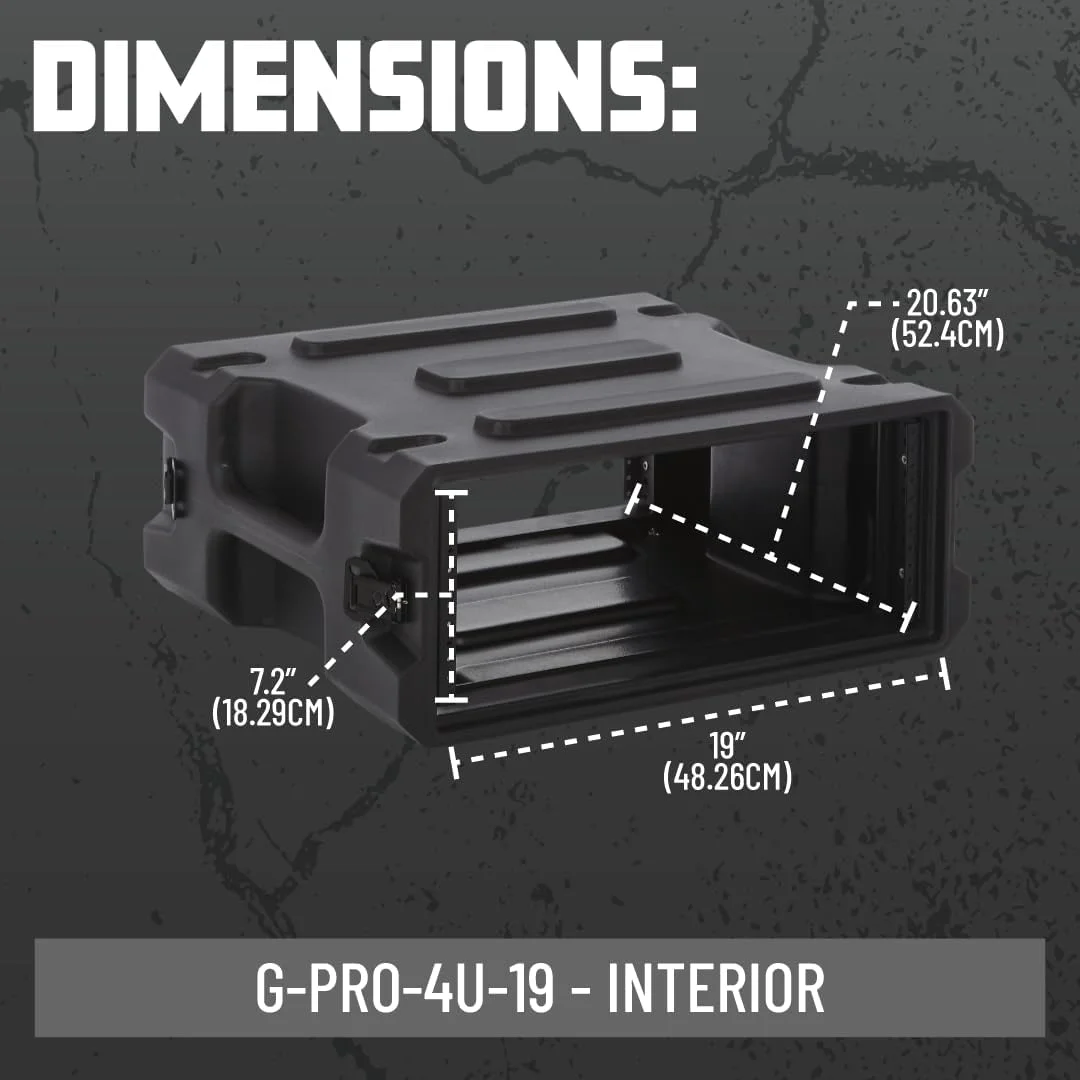 کیف رک صوتی گیتور مدل G-PRO-4U-19 با عمق 19 اینچ و 4 یونیت کیف رک صوتی گیتور مدل G-PRO-4U-19 با عمق 19 اینچ و 4 یونیت