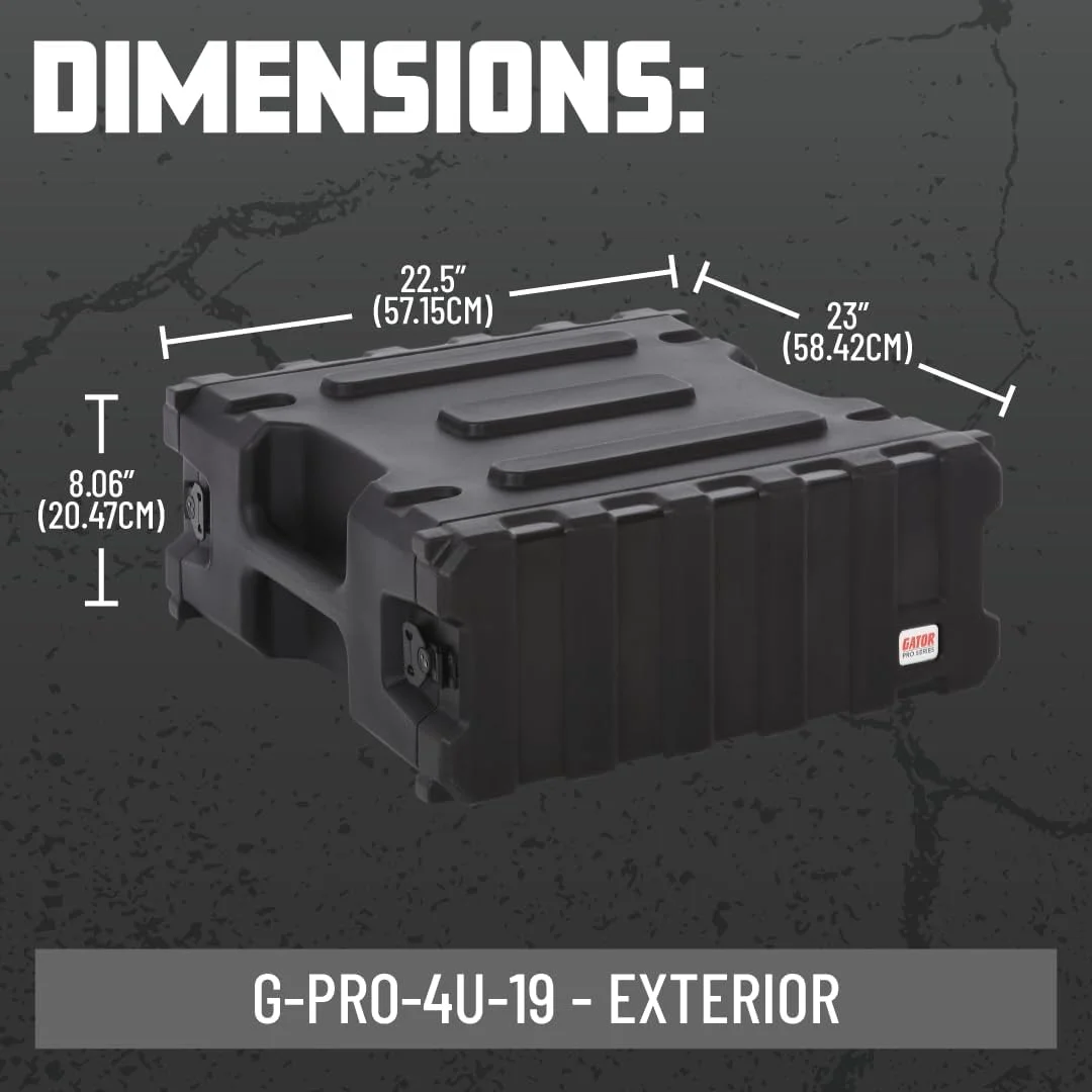 کیف رک صوتی گیتور مدل G-PRO-4U-19 با عمق 19 اینچ و 4 یونیت کیف رک صوتی گیتور مدل G-PRO-4U-19 با عمق 19 اینچ و 4 یونیت