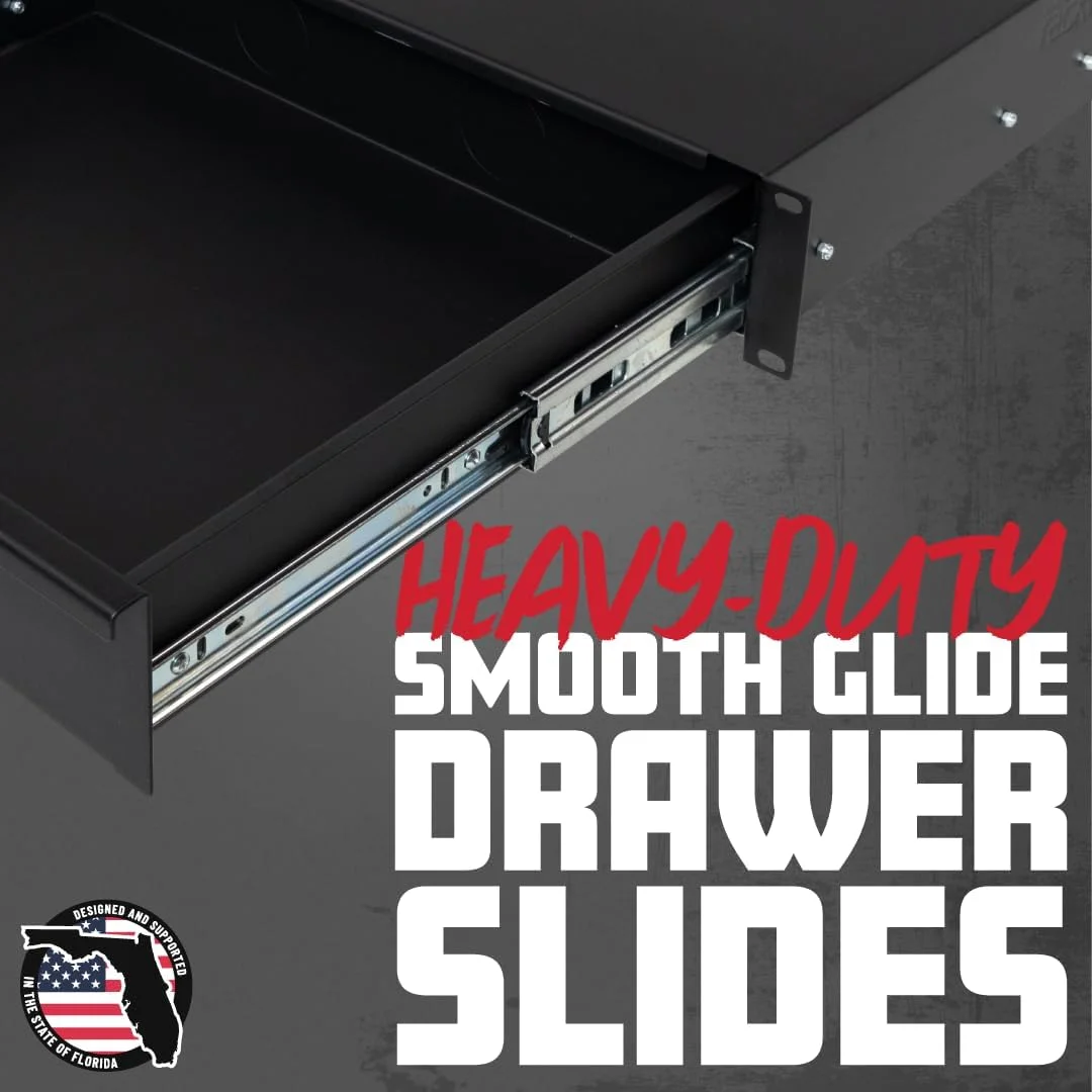 کشو رک مونت کم عمق 3 یونیت Gator Rackworks با قفل؛ عمق 10 اینچ (GRW-DRWSH3)