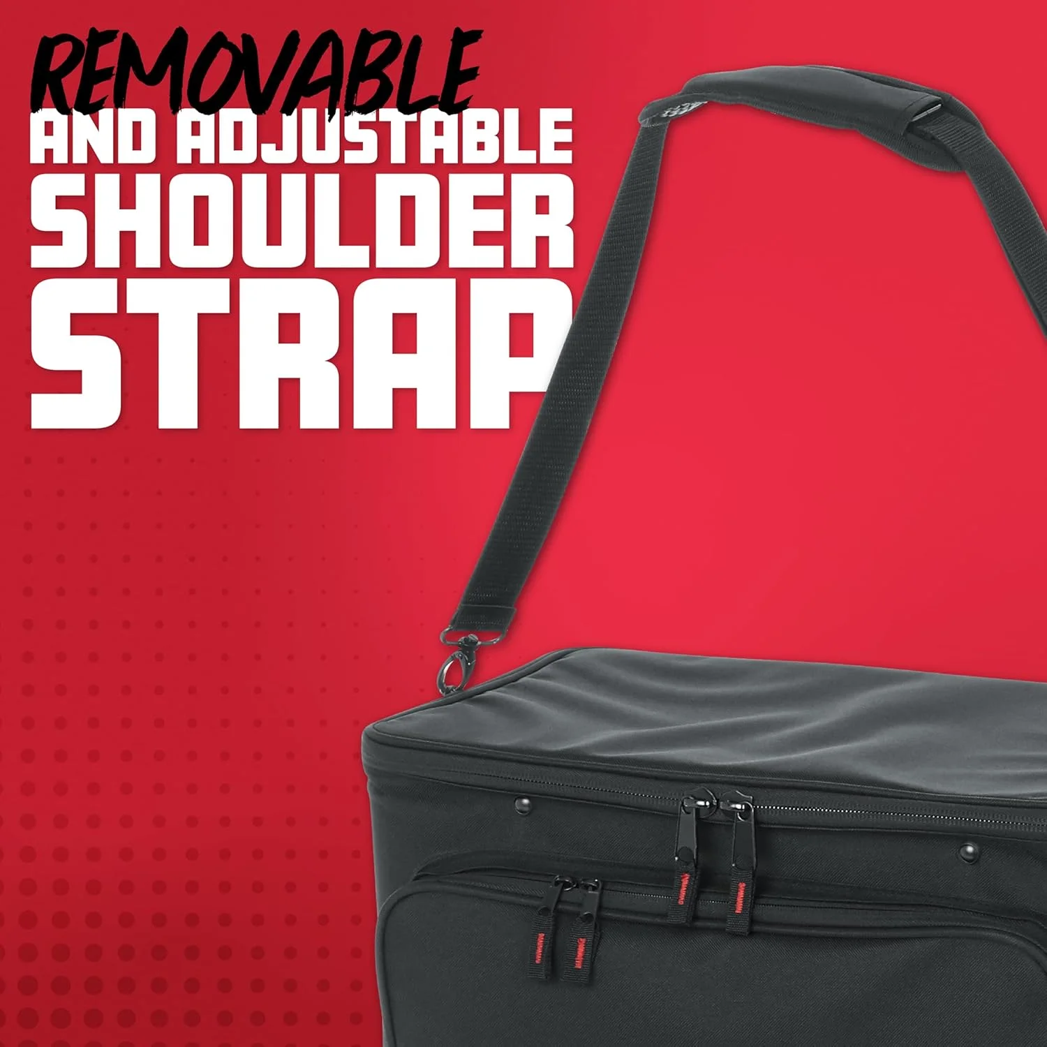 کیف رک سبک وزن گیتور GR-RACKBAG-4U با فریم آلومینیومی و تقویت PE کیف رک سبک وزن گیتور GR-RACKBAG-4U با فریم آلومینیومی و تقویت PE