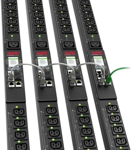 PDU رک مونت سوییچ دار APC Netshelter سری 9000، مدل APDU9959NA3، عمودی 0U، 208 ولت، 16 آمپر، دوشاخه ورودی L6-20P، طول کابل 9.8 فوت PDU رک مونت سوییچ دار APC Netshelter سری 9000، مدل APDU9959NA3، عمودی 0U، 208 ولت، 16 آمپر، دوشاخه ورودی L6-20P، طول کابل 9.8 فوت
