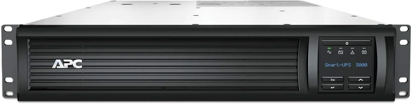 منبع تغذیه بدون وقفه APC by Schneider Electric Smart-UPS SMT-SmartConnect - SMT3000RMI2UC - 3000VA (قابل نصب در رک 2U، دارای قابلیت اتصال ابری، 8 خروجی IEC-C13) مشکی منبع تغذیه بدون وقفه APC by Schneider Electric Smart-UPS SMT-SmartConnect - SMT3000RMI2UC - 3000VA (قابل نصب در رک 2U، دارای قابلیت اتصال ابری، 8 خروجی IEC-C13) مشکی