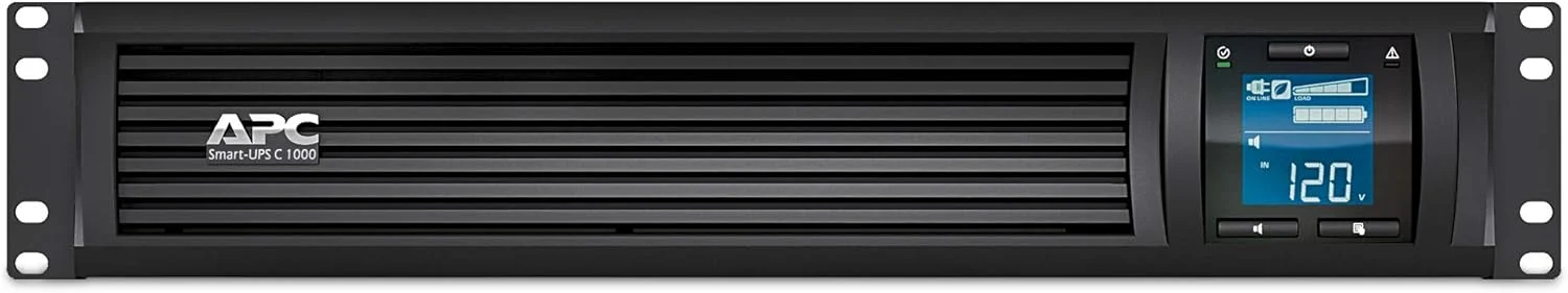 منبع تغذیه بدون وقفه APC by Schneider Electric Smart-UPS SMC SmartConnect - SMC1000I-2UC - 1000VA (نصب در رک 2U، دارای قابلیت اتصال به ابر، 4 خروجی IEC-C13)، مشکی منبع تغذیه بدون وقفه APC by Schneider Electric Smart-UPS SMC SmartConnect - SMC1000I-2UC - 1000VA (نصب در رک 2U، دارای قابلیت اتصال به ابر، 4 خروجی IEC-C13)، مشکی