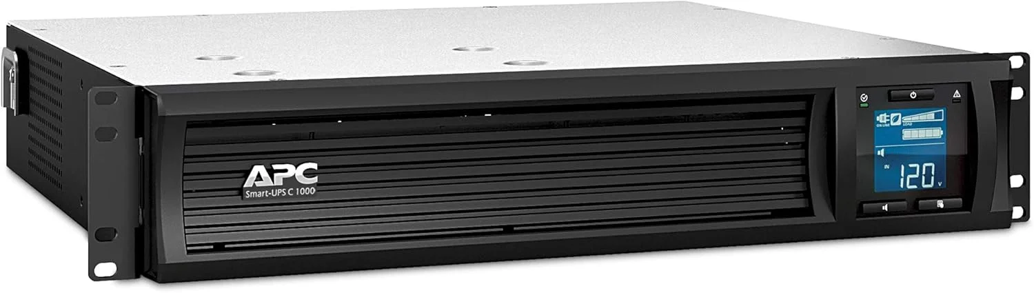منبع تغذیه بدون وقفه APC by Schneider Electric Smart-UPS SMC SmartConnect - SMC1000I-2UC - 1000VA (نصب در رک 2U، دارای قابلیت اتصال به ابر، 4 خروجی IEC-C13)، مشکی منبع تغذیه بدون وقفه APC by Schneider Electric Smart-UPS SMC SmartConnect - SMC1000I-2UC - 1000VA (نصب در رک 2U، دارای قابلیت اتصال به ابر، 4 خروجی IEC-C13)، مشکی