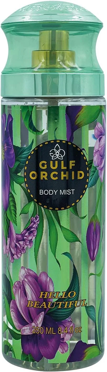 عطر بدن گلف ارکید Hello Beautiful حجم 250 میلی لیتر