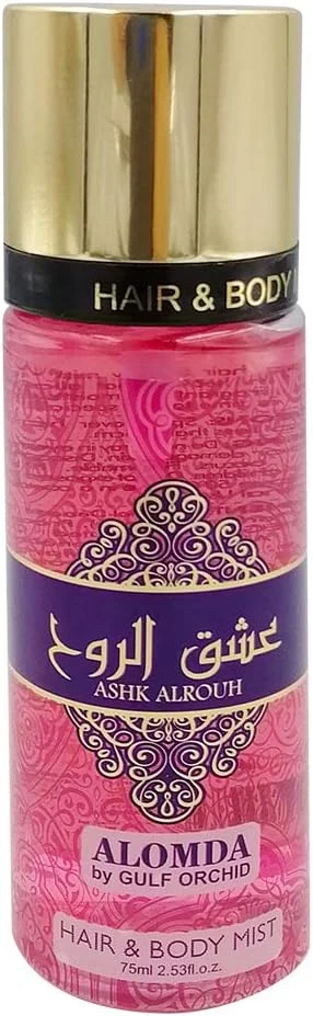 اسپری مو و بدن گلف ارکید المدا - اشک الروح المدا - ایده آل برای خوشبو کردن مو و بدن - 75 میلی لیتر