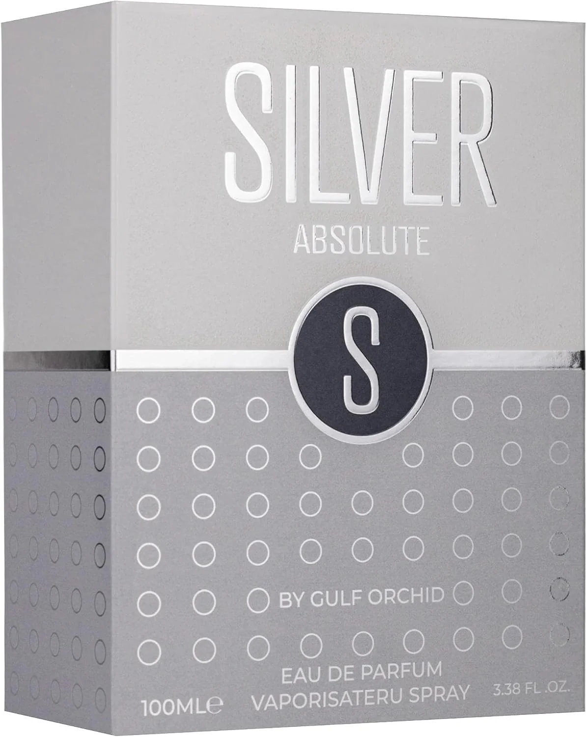 عطر مردانه گلف ارکید مدل SILVER ABSOLUTE ادو پرفیوم، هدیه لوکس برای مردان، رایحه ماندگار و لوکس، 100 میلی لیتر
