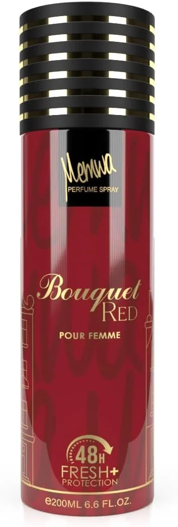 اسپری خوشبو کننده بدن زنانه مموا Bouquet Red حجم 200 میلی لیتر