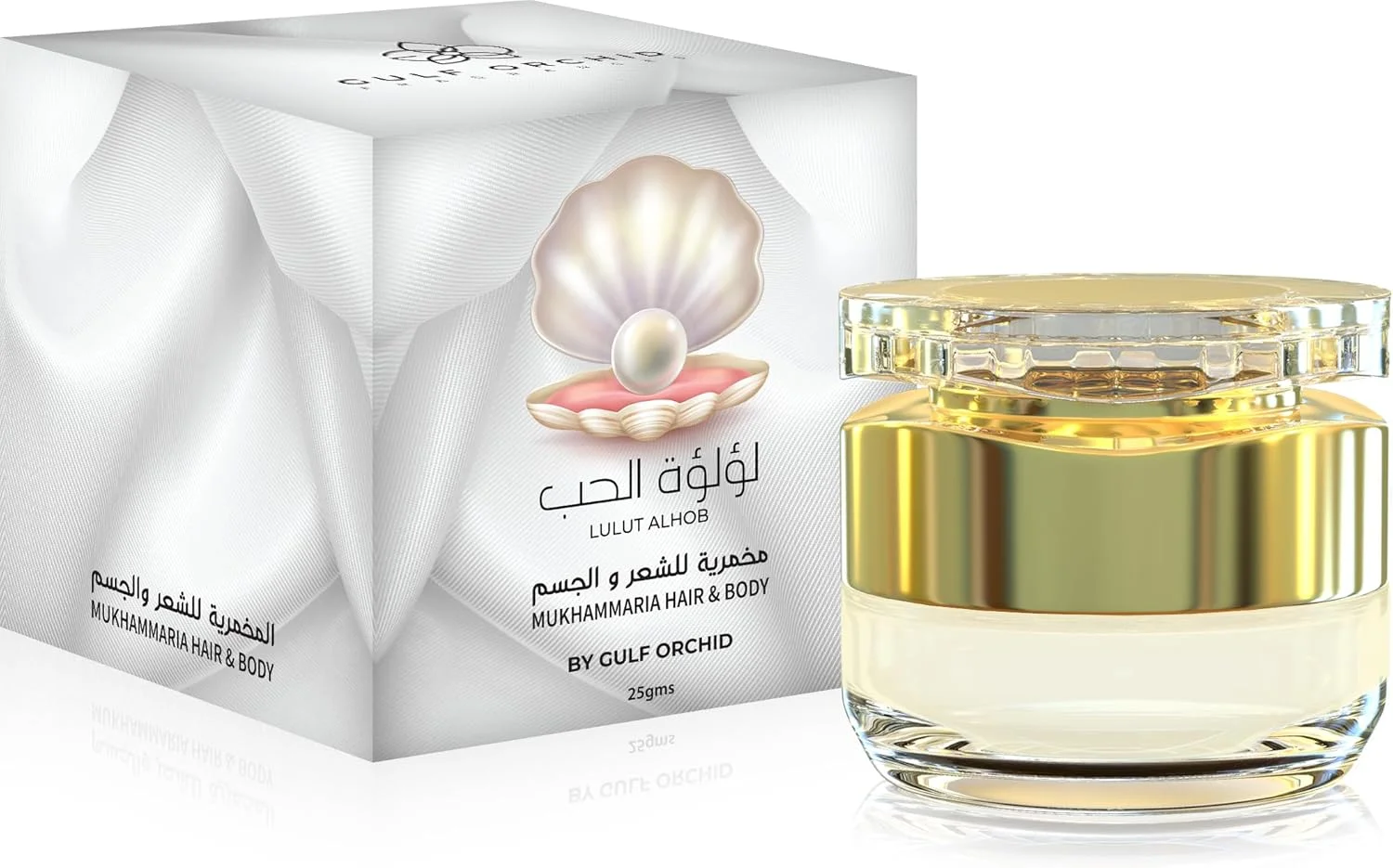 مخمریا معطر مو و بدن گلف ارکید مدل محمریه 25 گرمی (لولوت الحب)