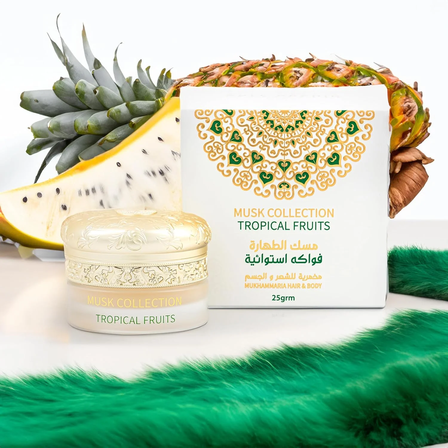 عطر مو و بدن گلف ارکید Tropical Fruit Musk Collection مدل Mukhammaria Muhammaria حجم 25 گرم مناسب آقایان و بانوان عطر مو و بدن گلف ارکید Tropical Fruit Musk Collection مدل Mukhammaria Muhammaria حجم 25 گرم مناسب آقایان و بانوان
