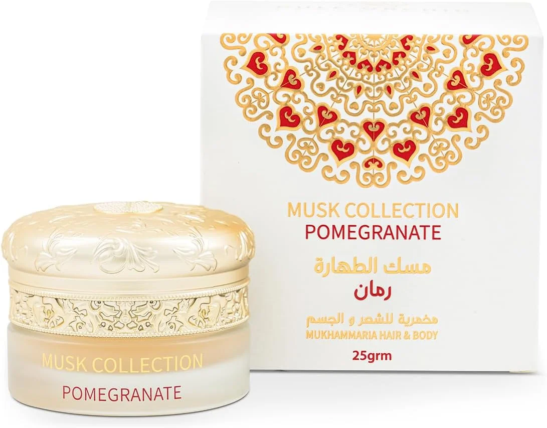 عطر کلکسیونی انار مشک گلف ارکید مخمریه محمدیه برای بدن و مو 25 گرم مناسب آقایان و بانوان