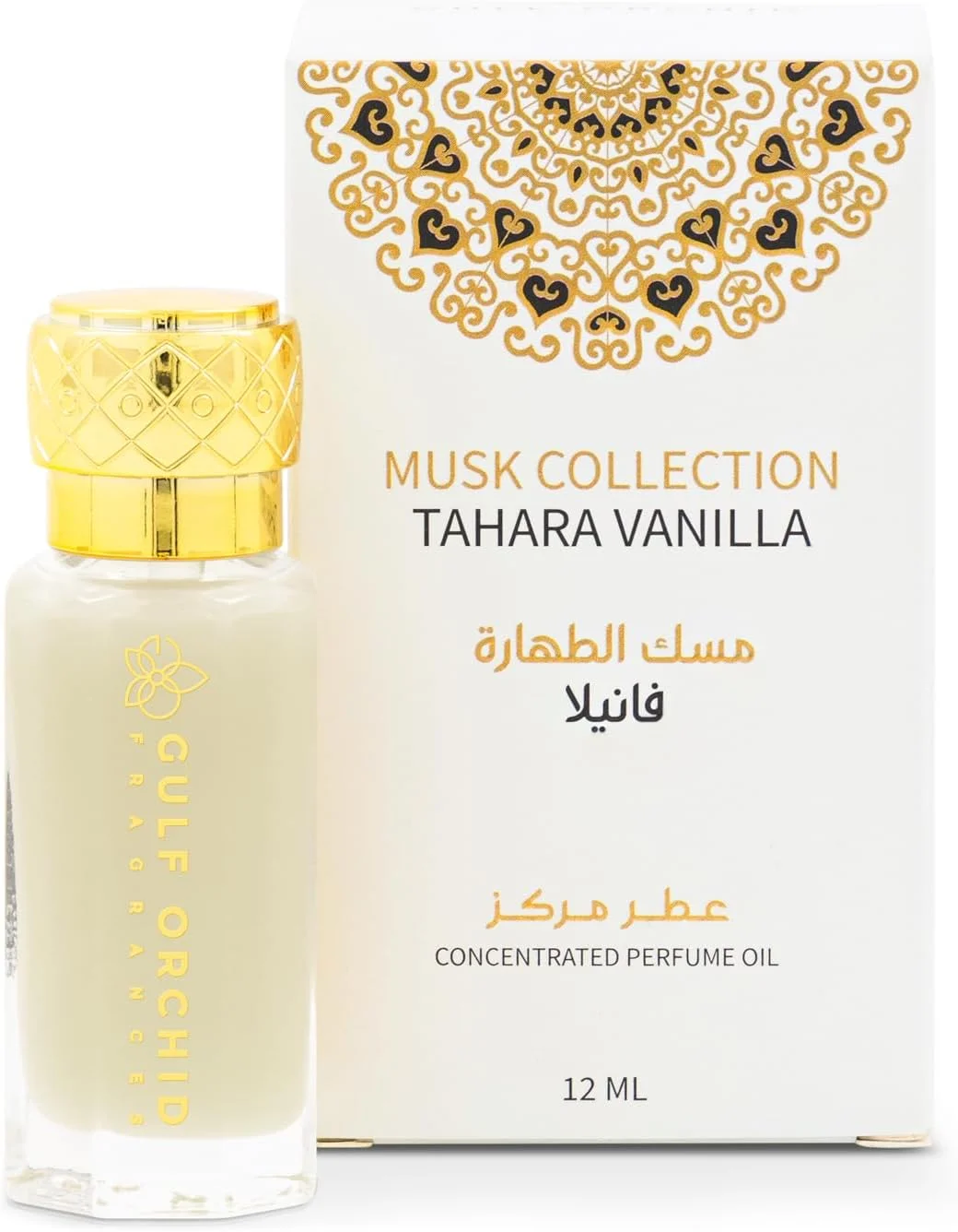 عطر روغنی غلیظ غیر الکلی مردانه و زنانه گلف ارکید مدل Musk Collection Musk al Tahara Vanilla حجم 12 میلی لیتر عطر روغنی غلیظ غیر الکلی مردانه و زنانه گلف ارکید مدل Musk Collection Musk al Tahara Vanilla حجم 12 میلی لیتر