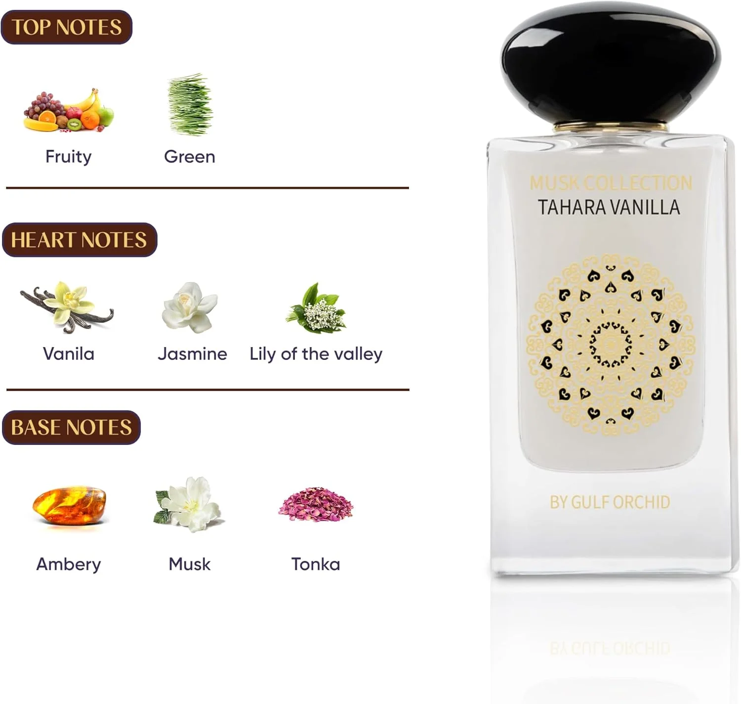 عطر ادو پرفیوم کلکسیون مشک گلف ارکید Musk al Tahara Vanilla 60 میلی لیتر унисекс عطر ادو پرفیوم کلکسیون مشک گلف ارکید Musk al Tahara Vanilla 60 میلی لیتر унисекс