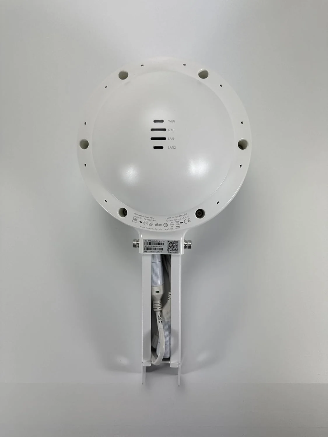 اکسس پوینت بیرونی اومنی روتر ریجی مدل RG-RAP6262(G) با وای فای 6 اکسس پوینت بیرونی اومنی روتر ریجی مدل RG-RAP6262(G) با وای فای 6