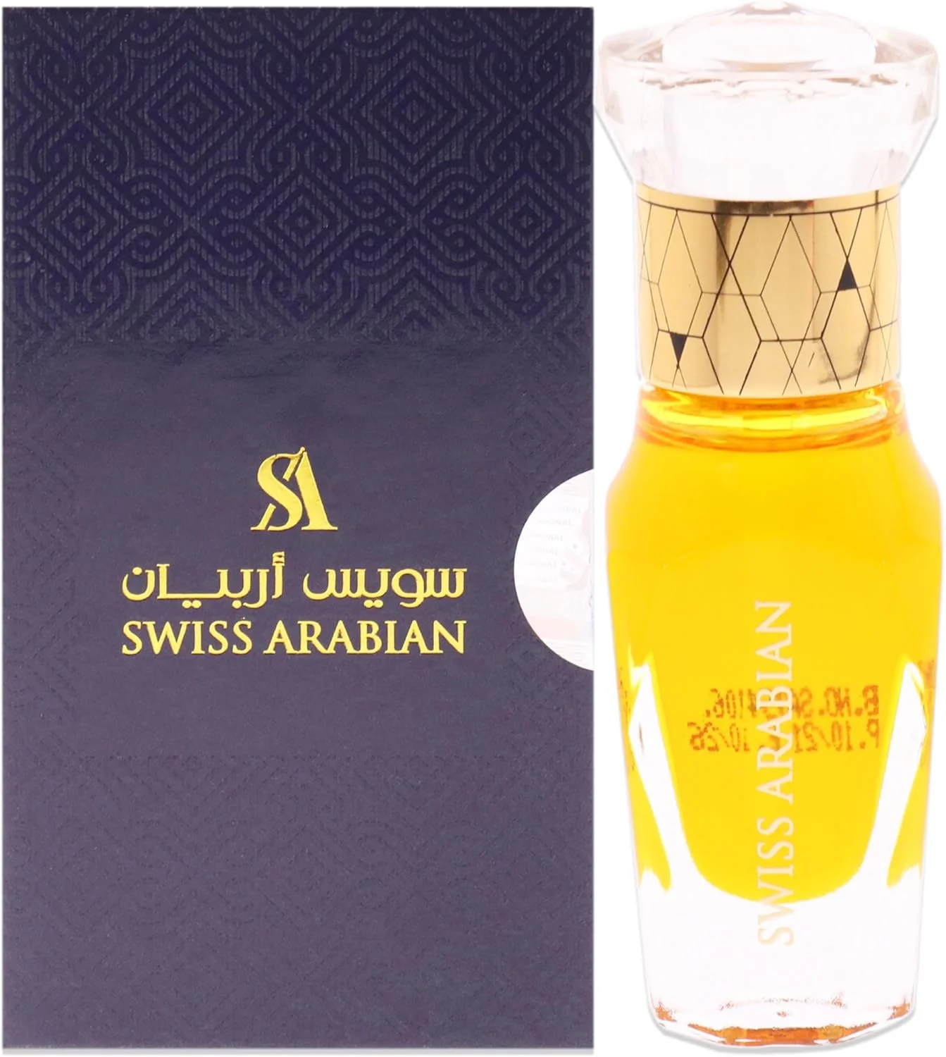 عطر روغن عربی Swiss Arabian Mukhalat El Arais - محصولات لوکس از دبی - عطر عربی ماندگار برای زنان و مردان - رایحه گل و عود - 12 میلی لیتر
