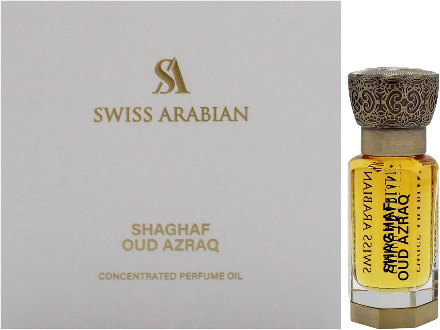 روغن عطر унисекс شغف عود ازرق سوئیس عربین 12 میلی لیتر