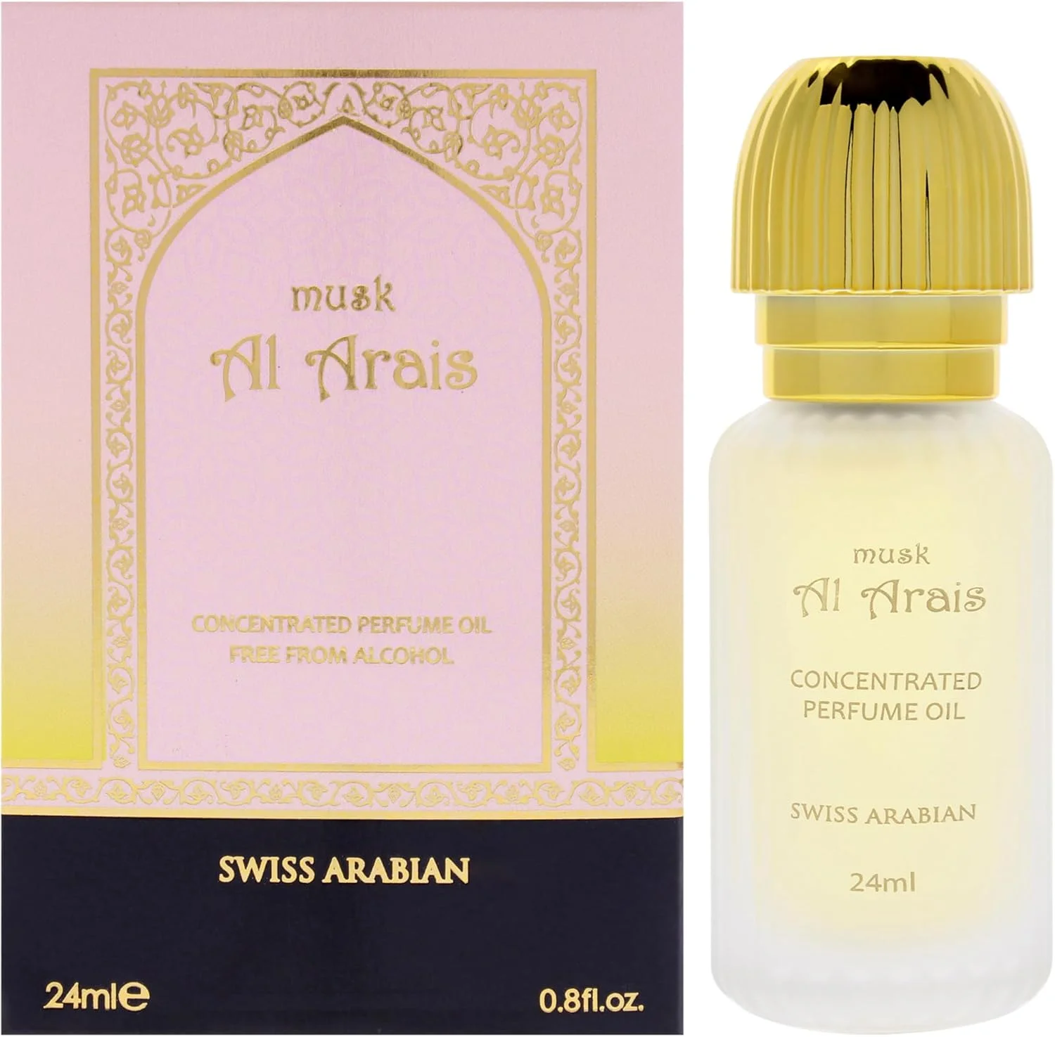 عطر روغن کنسانتره ای مشک العرائس از سوئیس عربین унисекс - 24 میلی لیتر
