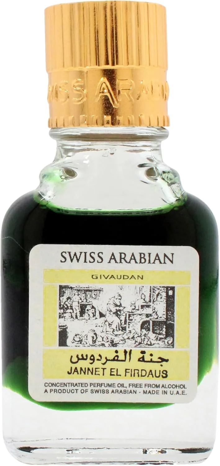 عطر روغنی غلیظ جنت الفردوس R2B سوئیس عربین، 9 میلی لیتر عطر روغنی غلیظ جنت الفردوس R2B سوئیس عربین، 9 میلی لیتر