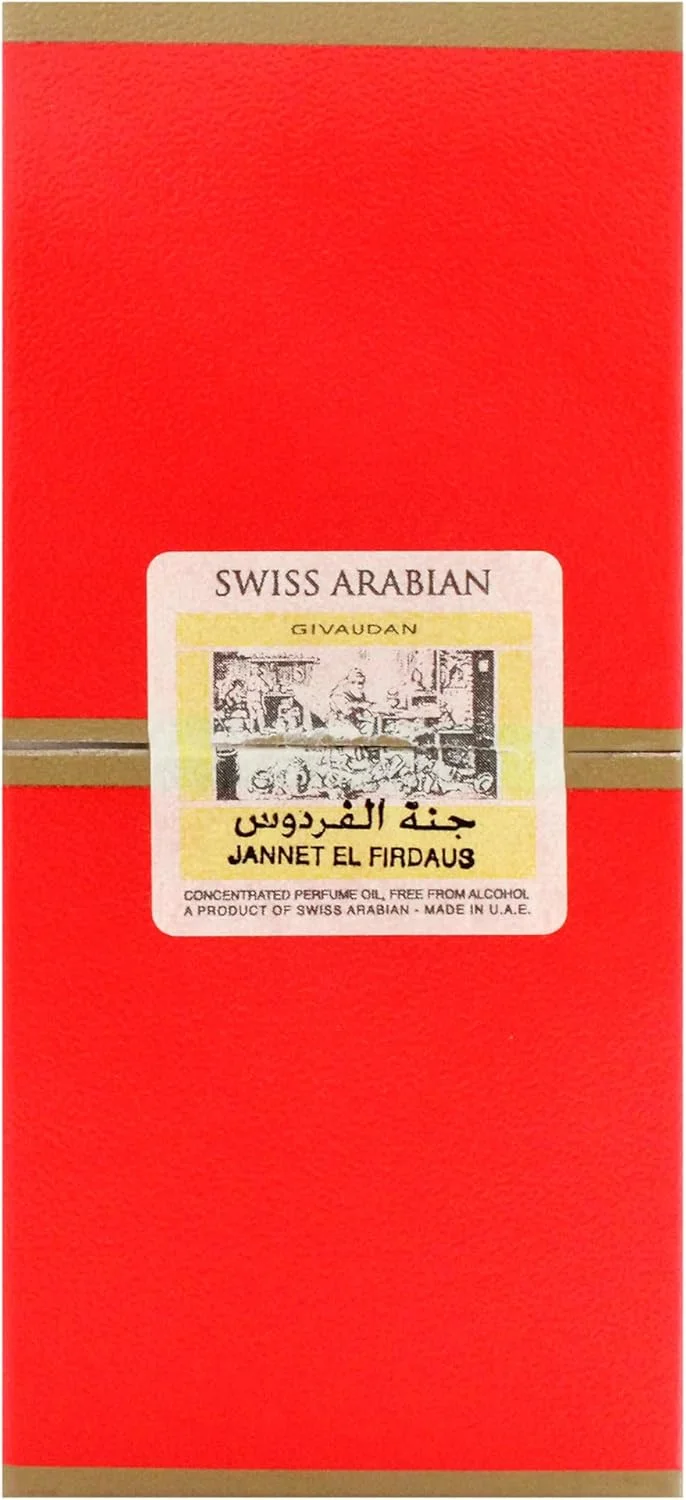 عطر روغنی غلیظ جنت الفردوس R2B سوئیس عربین، 9 میلی لیتر عطر روغنی غلیظ جنت الفردوس R2B سوئیس عربین، 9 میلی لیتر