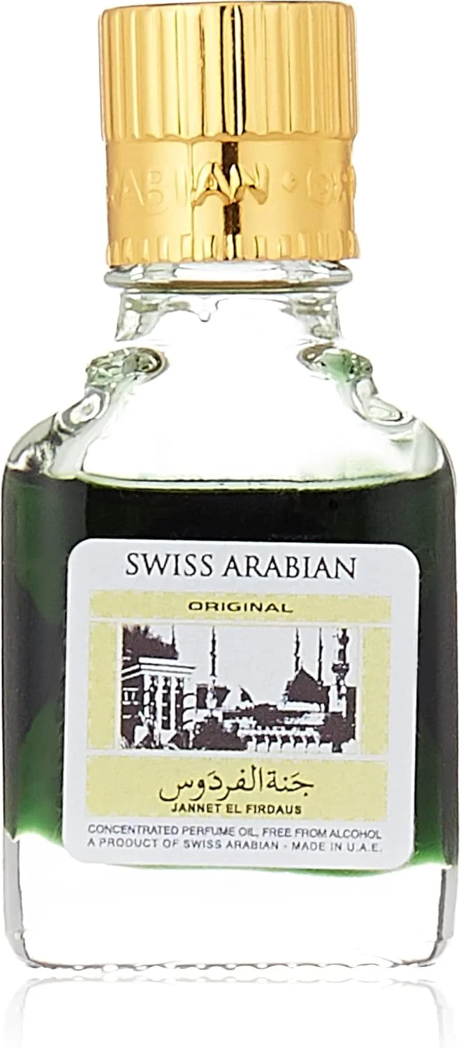 عطر جیبی جنت الفردوس سبز سوئیس عربین 9 میل