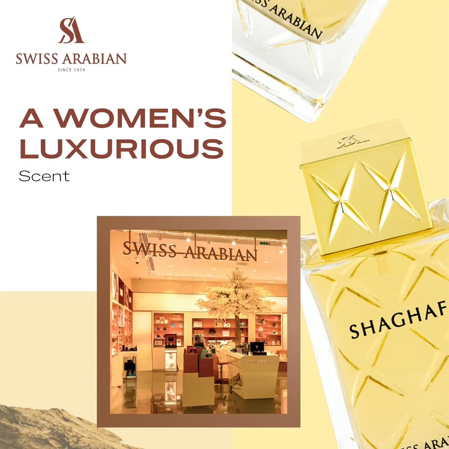 ادو پرفیوم زنانه شغف از Swiss Arabian، ۷۵ میلی لیتر، عطر با کیفیت عالی، عطر زنانه، مرکباتی، میوه ای، عطرهای ترکیبی لوکس برای زنان