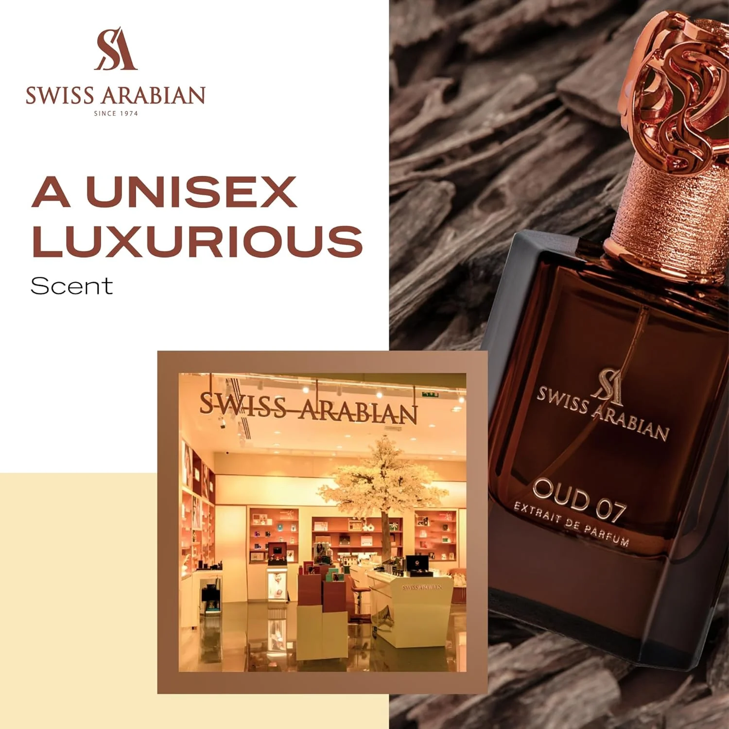 عطر سوییس عربین عود 07 اکستریت د پرفیوم، 50 میلی لیتر، عطر با کیفیت عالی، رایحه униsex، عود، گورمند، عطر ترکیبی لوکس برای زنان و مردان